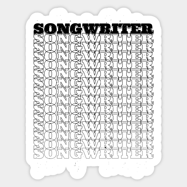 Songwriter Sticker by Stay Weird